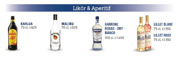 Güncel Likör Fiyatları