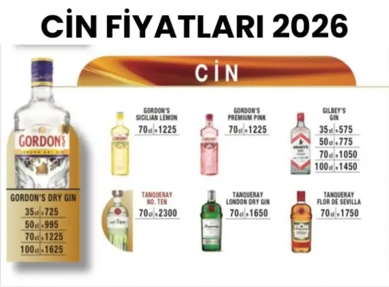 Güncel Cin Fiyatları