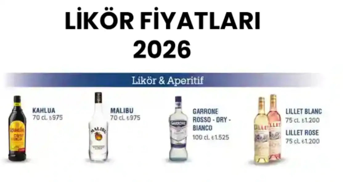 Güncel Likör Fiyatları